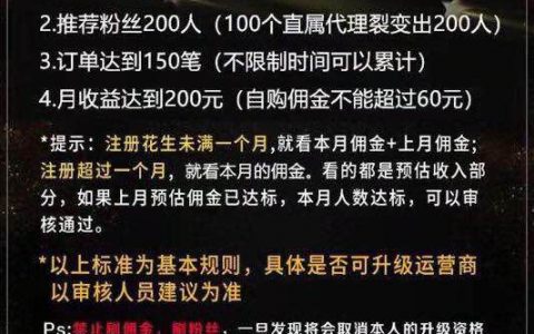 花生日记怎么升级运营商？花生日记升级运营商的要求是什么？